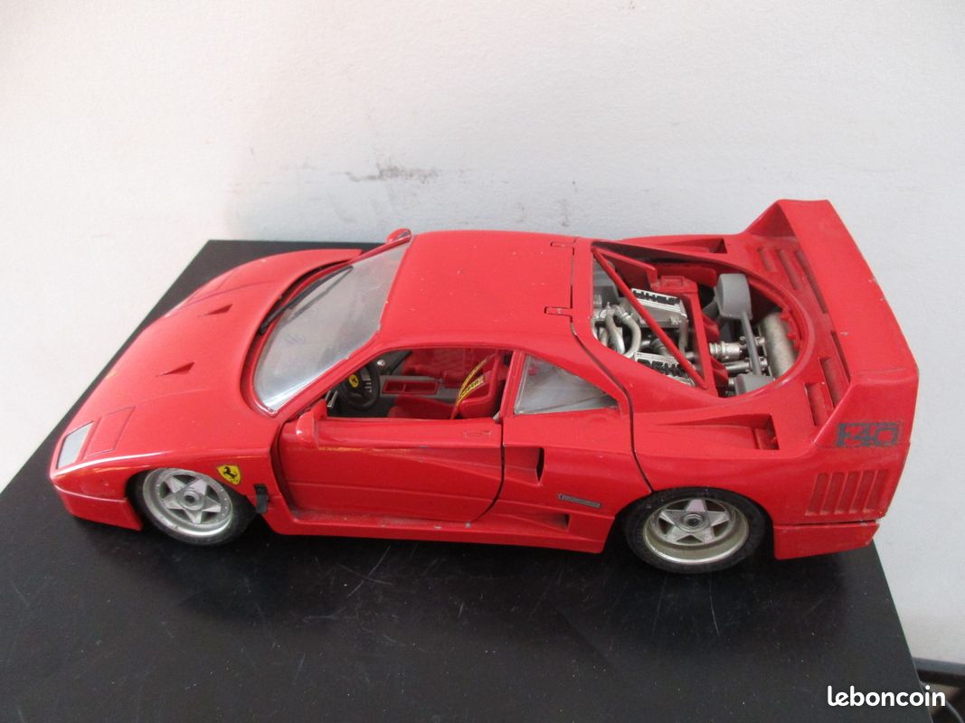 Ferrari F40 87 Burago Para Armar 1:18 Carroceria De Metal . | Envío gratis