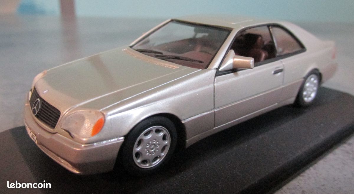 Miniature Mercedes 600 1/87 BoS Models (W100) Nallinger Coupé Rouge 1963