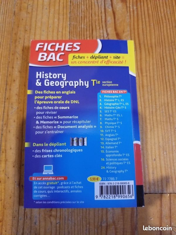 Fiches bac terminale section européenne (image 3)