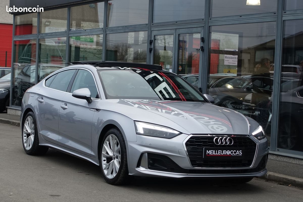 A5 Sportback 35 Tdi Mhev S-Tronic 163ch Virtual cockpit/Toit ouvrant/Cuir sport chauffant/Caméra/Gps Europe/Carplay/1°main/Garantie 12 mois (image 6)