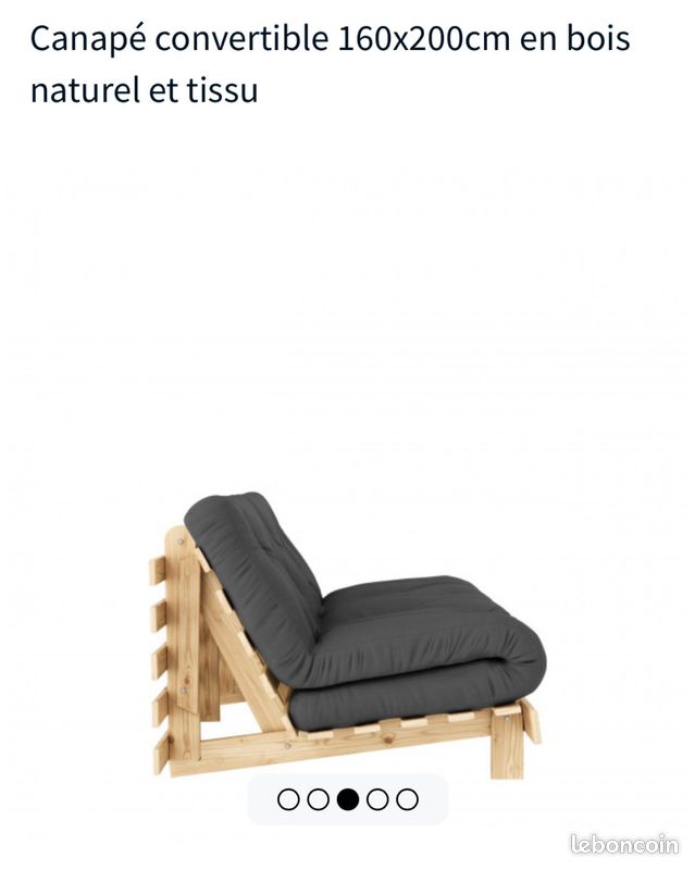 Canapé convertible 3 places futon Karup Design (image 5)