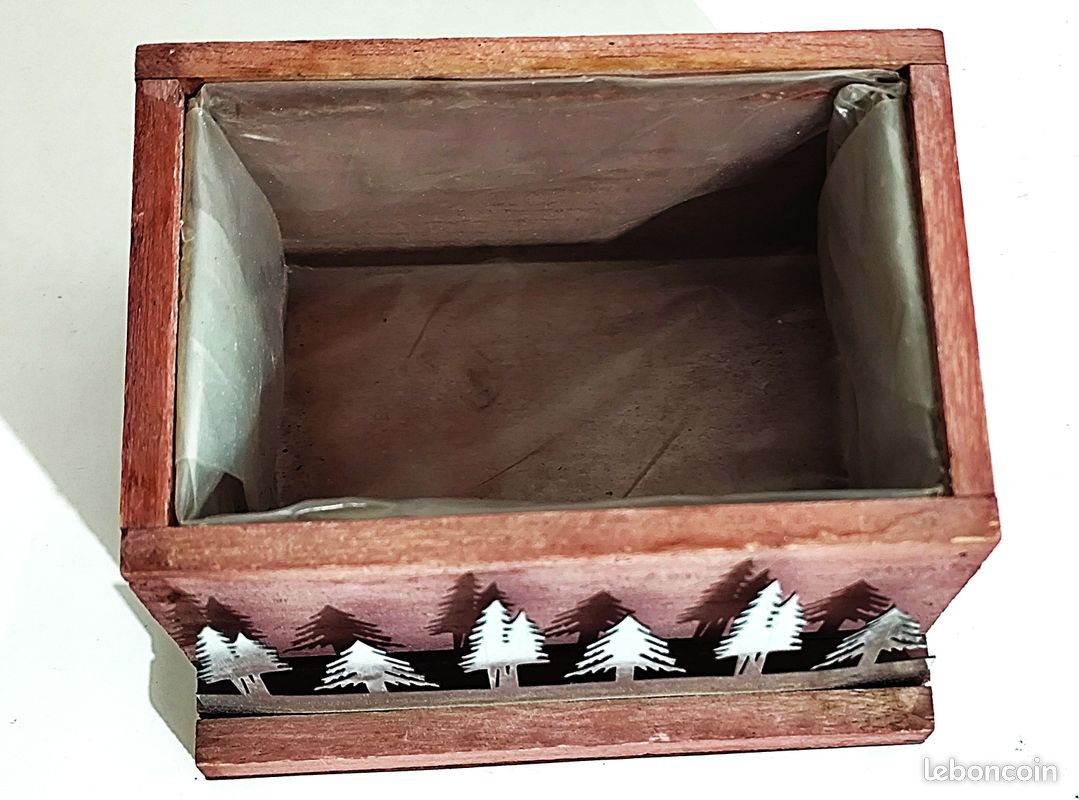 Vide–poche, porte–crayons ou jardinière en bois (image 4)