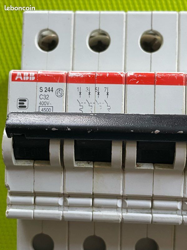 Disjoncteur + différentiel 4P - S244 c32 400v - ABB DDA64 (image 2)