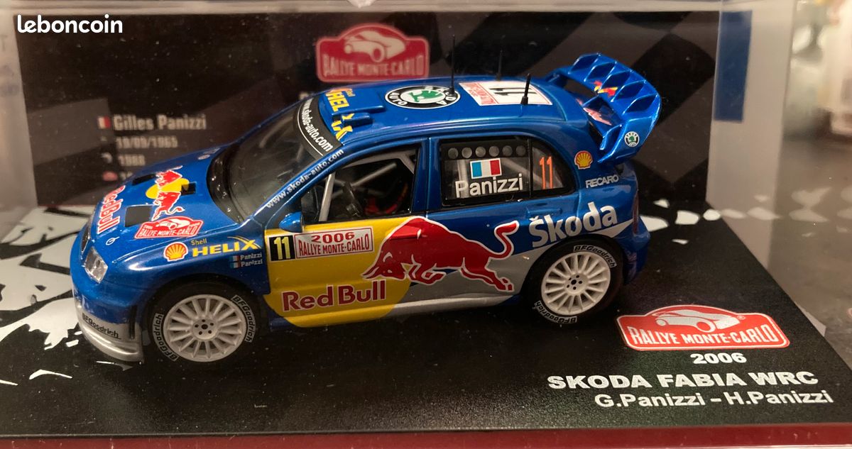 1/43 Skoda Fabia WRC Rally Monte Carlo 2005 #12 A.Bengue