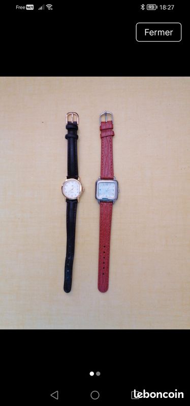 Lot de 2 montres pour femme (image 2)