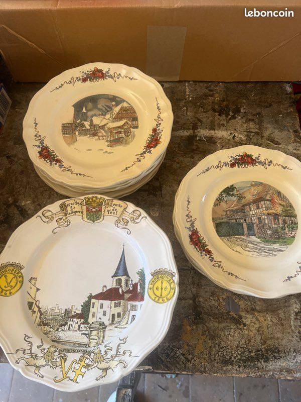 Lot d’assiettes vintage (image 1)