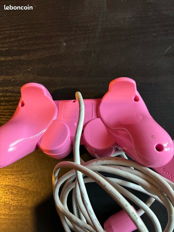 TESTÉ OK - Manette Playstation 2 rose pink PSX dual shock dualshock TESTÉ OK - Manette Playstation 2 rose pink PSX dual shock dualshock