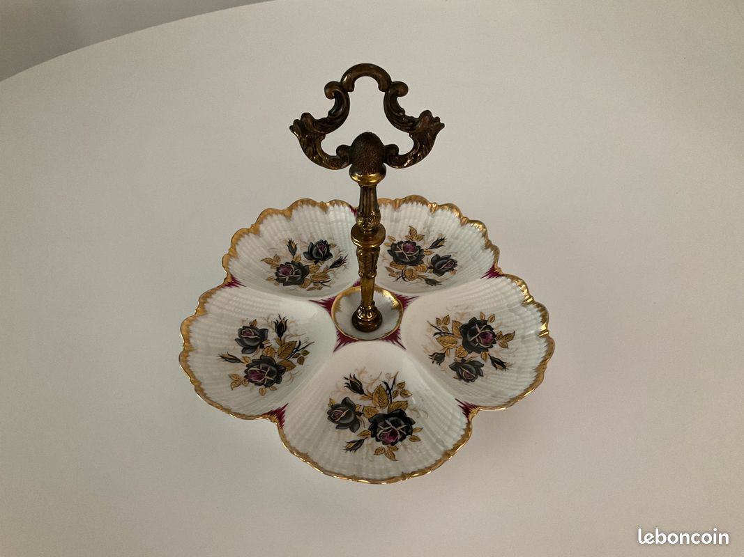 Plat à apéritif porcelaine de Limoges (image 1)