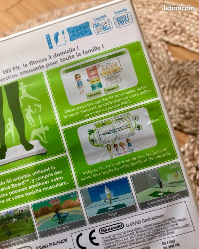 💜 Jeu balance board avec jeu Wii fit sur Wii 💜 (image 3)