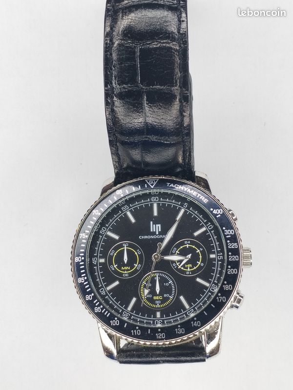 Montre LIP chronographe tachymètre Montres Bijoux