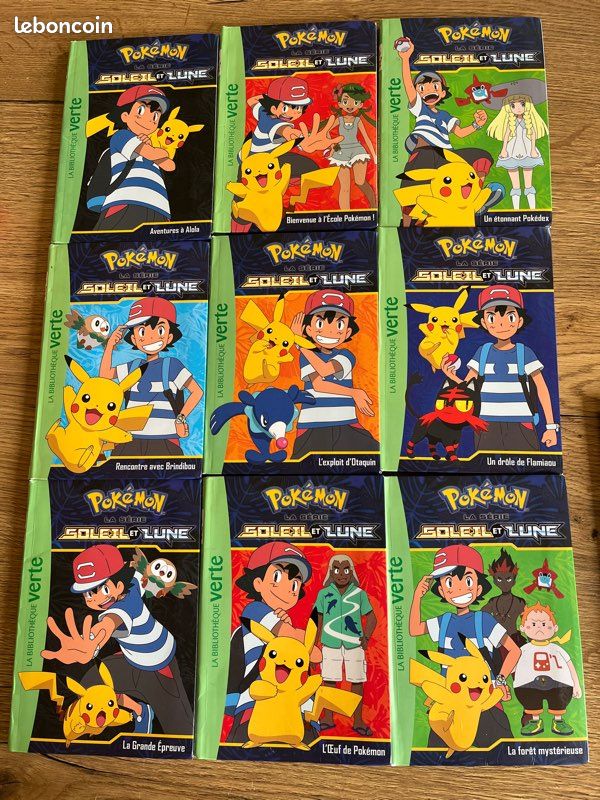 Collection BD Pokémon Soleil et Lune tomes 1 à 9 (image 1)