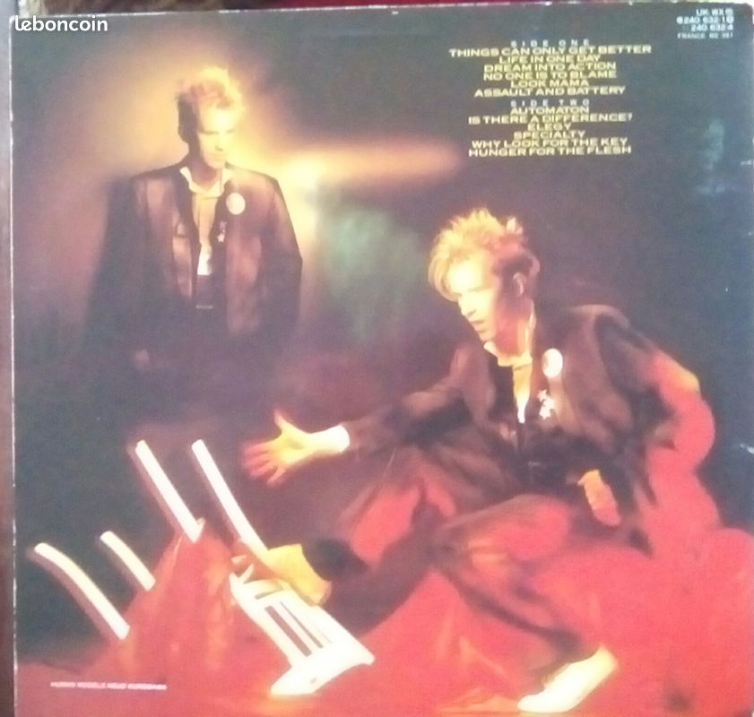 Vinyle 33t HOWARDS JONES (image 2)