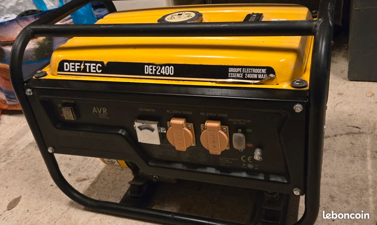 Groupe électrogène Silencieux Böhmer AG 2000W - Portable 230V - Occasion Quasi Neuf