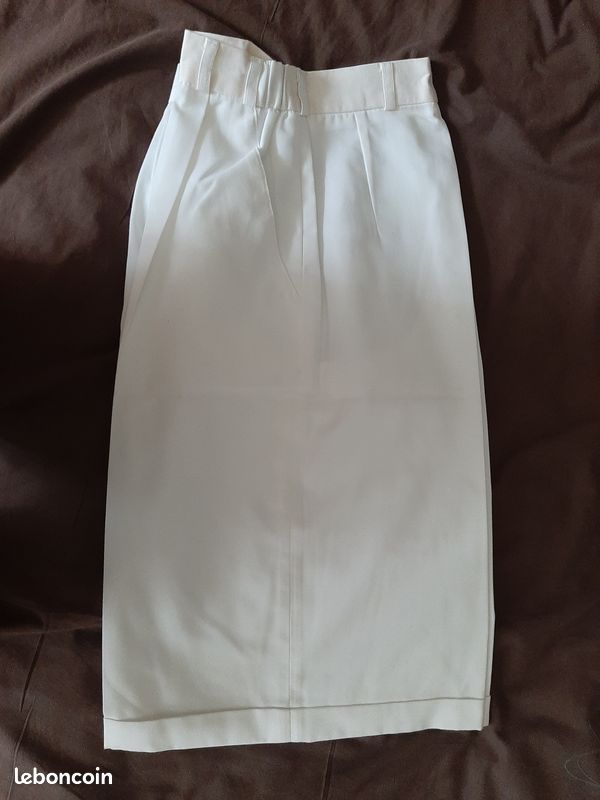 Bermuda blanc T36 (image 1)