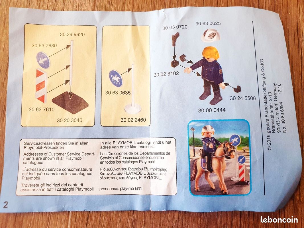 Playmobil - Policier à cheval (image 7)