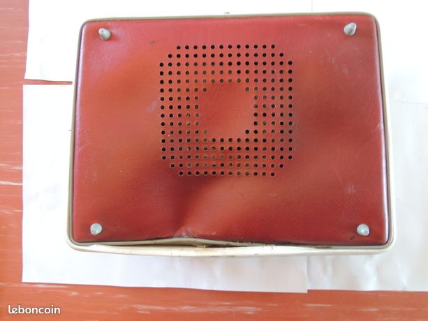 Ancienne Valise Électrophone – Fontana Philips – Vintage France – À Restaurer