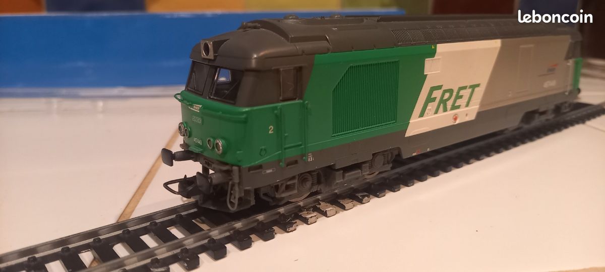 Locomotive électrique BB 436339, SNCF, livrée verte pour AFA, DCC Son
