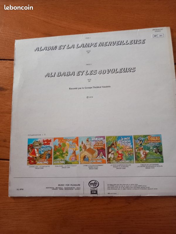 Vinyle 33 tours Collection la Libellule (image 2)