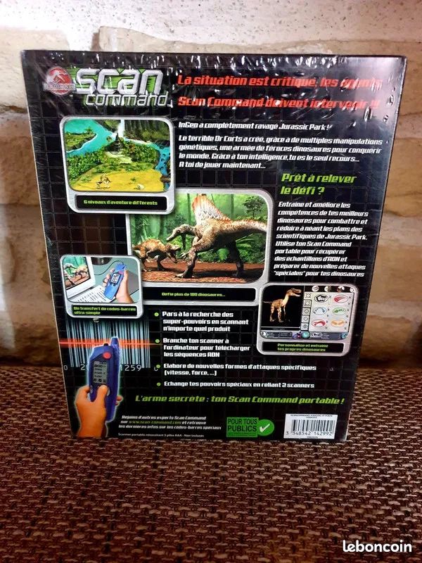 (neuf scellé) Jurassic Park III ( 3 ) - Scan command - PC - Big Box (image 2)