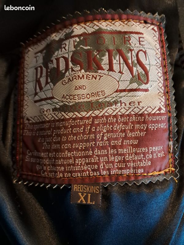 Redskins Femme Indy 500 moto bikers cuir de vachette taille XL couleur noir et moutarde vintage (image 9)