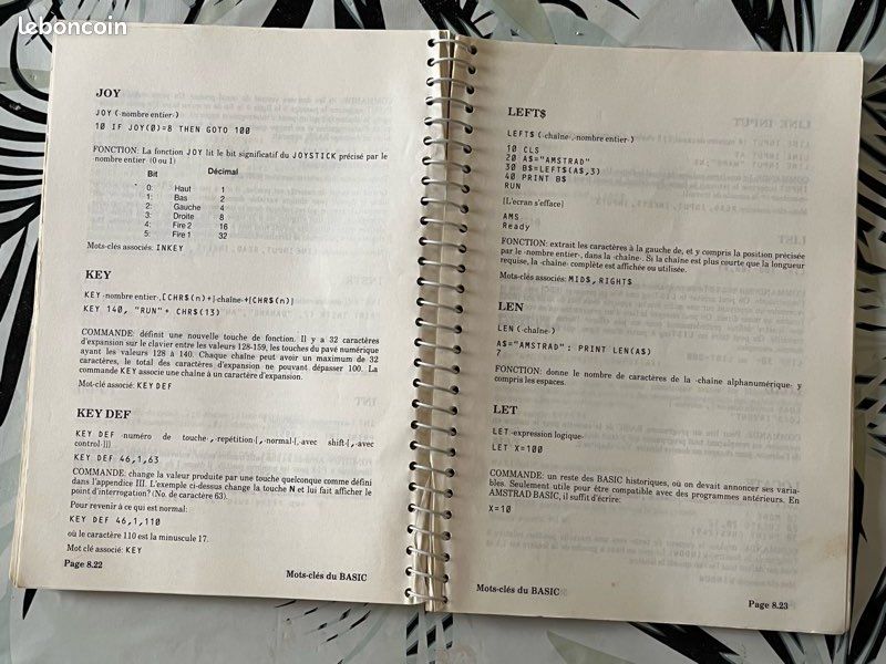 Manuel Utilisateur Amstrad CPC 6128 - Guide Officiel Français - Bon état