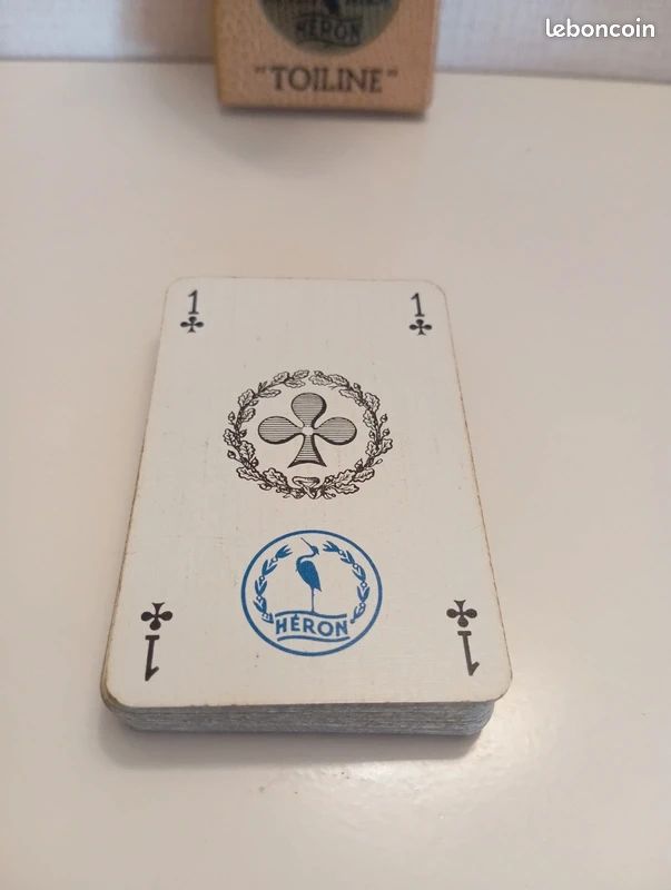 Jeu 32 cartes Héron vintage (image 3)