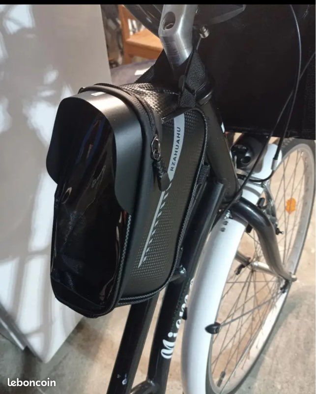 Remorque Vélo VEVOR – Capacité 45 Kg, Cadre Acier Pliable, Housse Oxford 420D, Roues 406x44 Mm, Attelage Universel