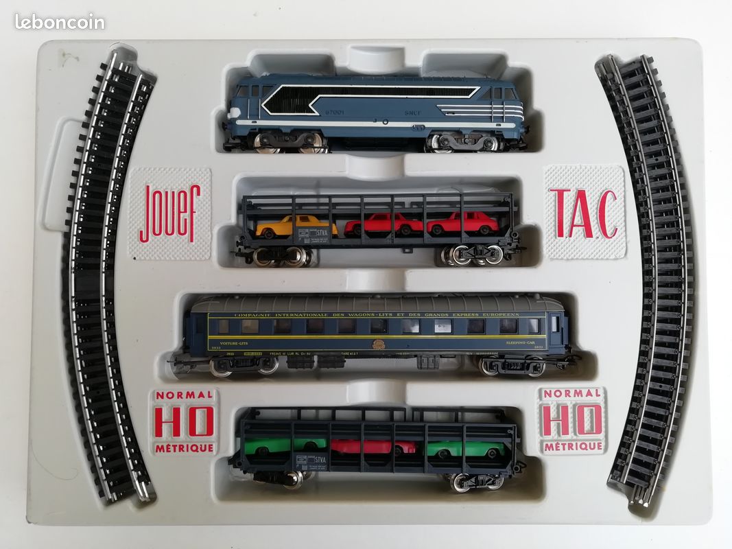 COFFRET TRAIN AUTO-COUCHETTE COMPOSÉ DE 1 X WR SNCB EX CIWL + 1