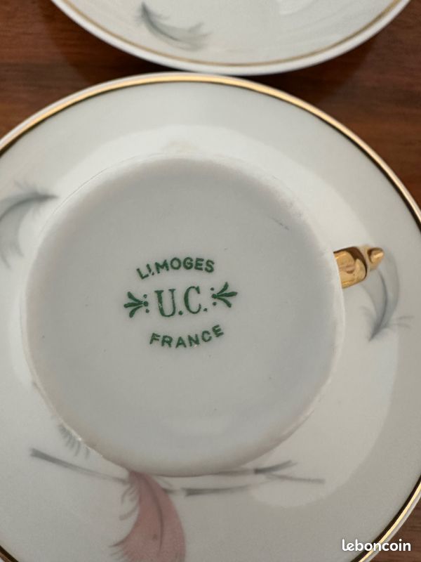 Service a cafe en porcelaine de Limoges (image 3)
