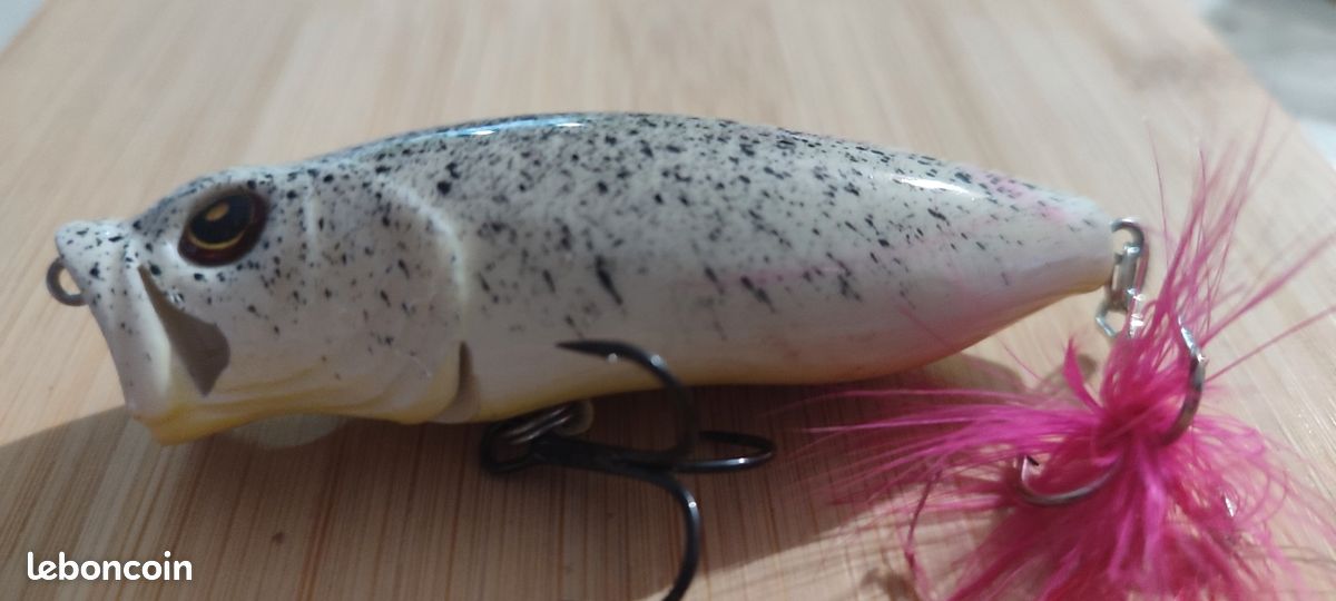 Leurre Megabass POPMAX (SP-C) Édition Limitée - Bleu Dos Chartreuse - Flottant - Neuf