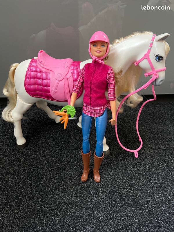 Son Cheval Cheval De Reve Barbie Mattel Barbie Dreamhorse Barbie