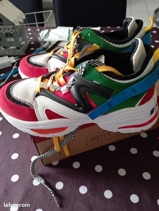 Baskets multicolore femme pointure 38 shein Chaussures