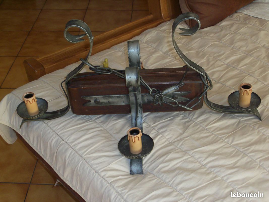 Lustre en bois (image 3)