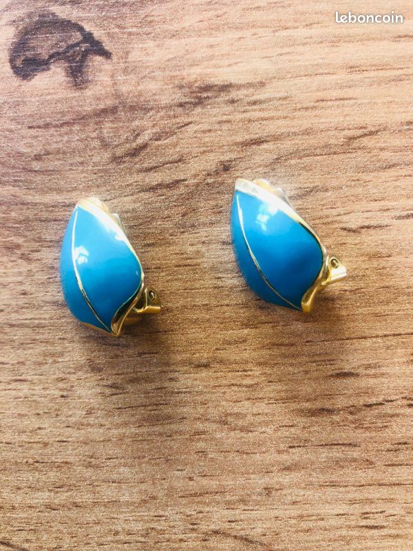 Paire De Clips Vintage ORENA - Boucles D'oreilles Créateur Collection