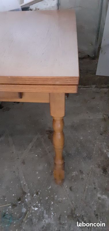 Table bois avec rallonges (image 3)
