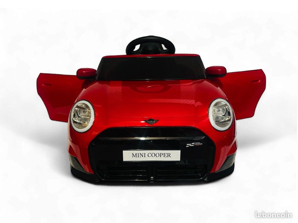 Mini Cooper S 12V rouge métallisé, voiture électrique pour enfants (image 2)