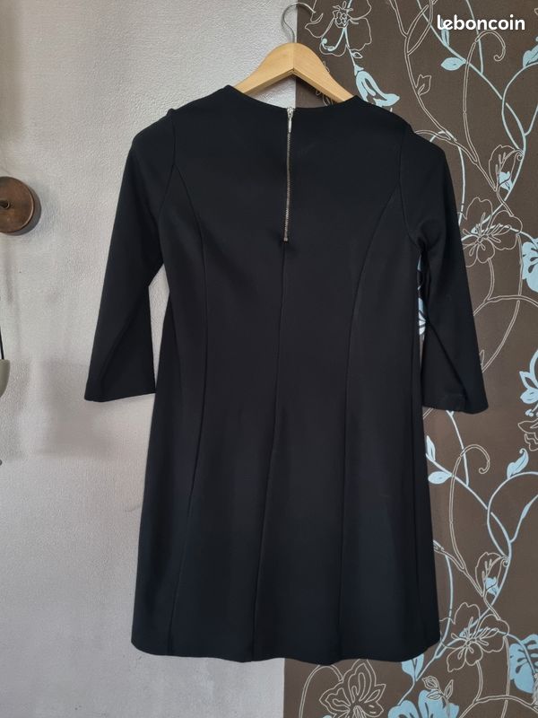 Robe mi longue noire (image 2)