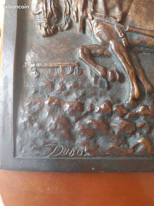 Plaque bronze Dubu (image 1)