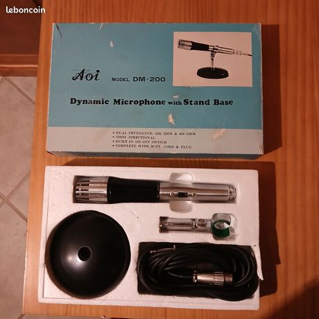 Microphone Vintage Electronic Hamburg Mike 007 Spezial - Rare, Dans Sa Boîte
