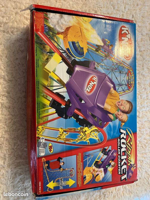 K'NEX Big Ball, Roller Coaster et Rippix Rocket Jeux Jouets