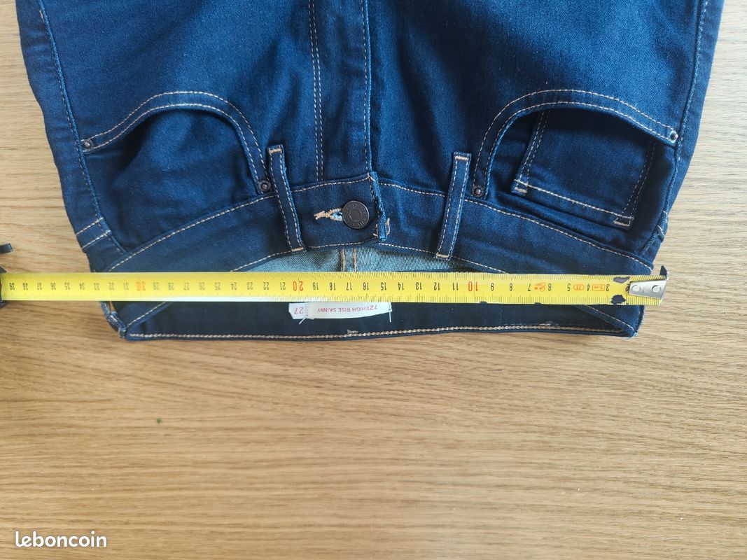 Jeans Levis 721 Femme Taille 27 (image 6)