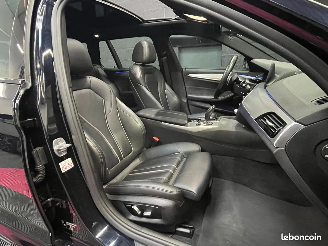 Bmw SERIE 5 TOURING 520 D 2.0 190 ch X DRIVE M SPORT / ENTRETIEN COMPLET BMW / MATRIX LED (image 19)