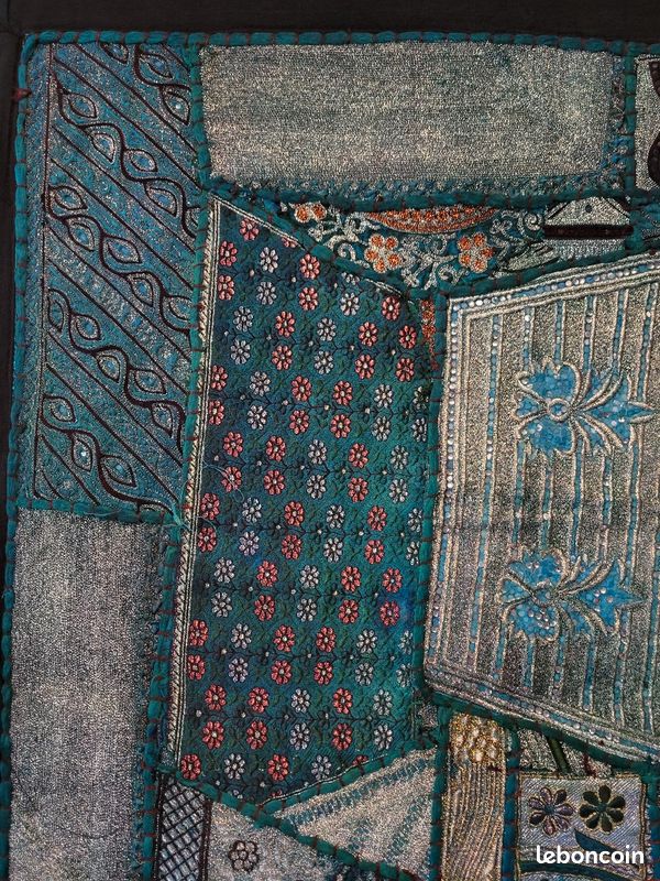 Art indien : tenture murale patchwork (image 7)