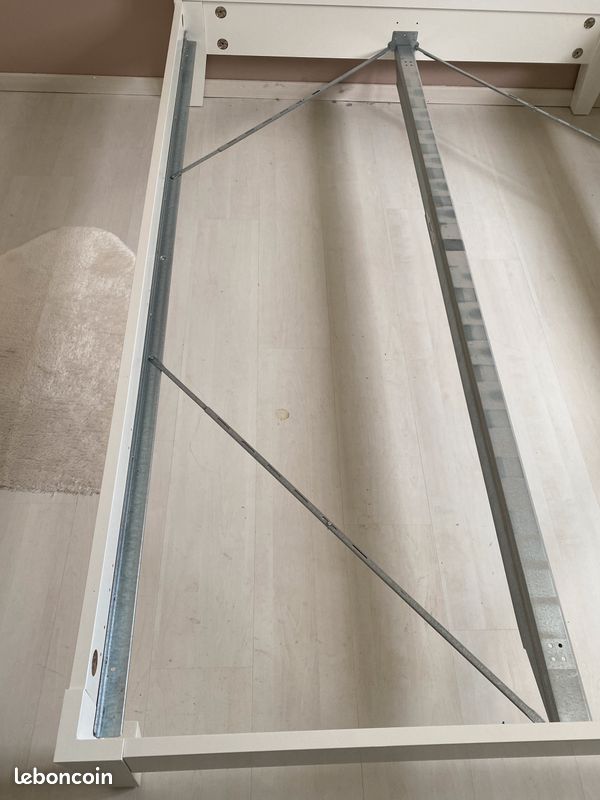 Lit 140x200 Ikea Nordli avec sommier (image 9)