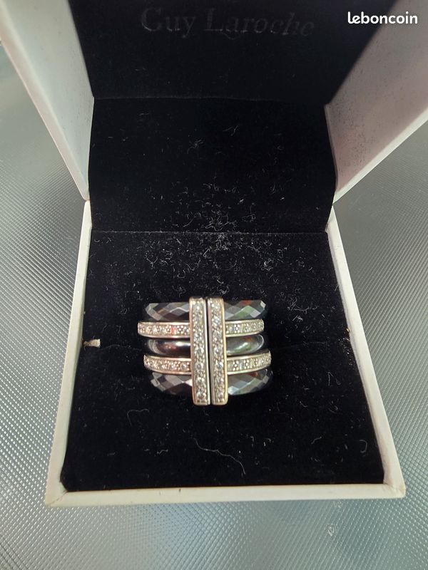 Bague Plaqué Or Guy Laroche Neuve - Taille 54 - Avec étiquettes