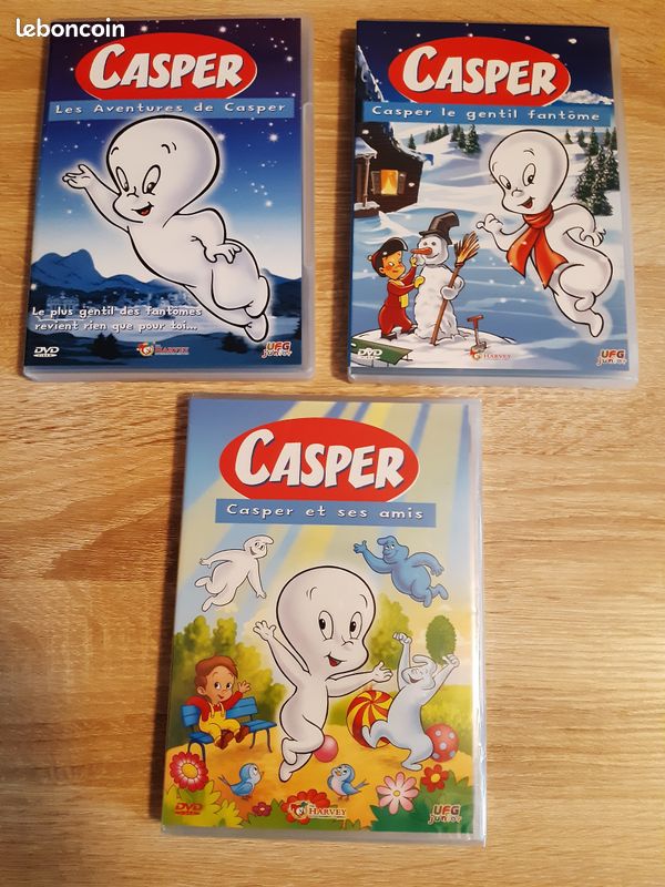 Jaquettes Casper et Le Trio Fantôme