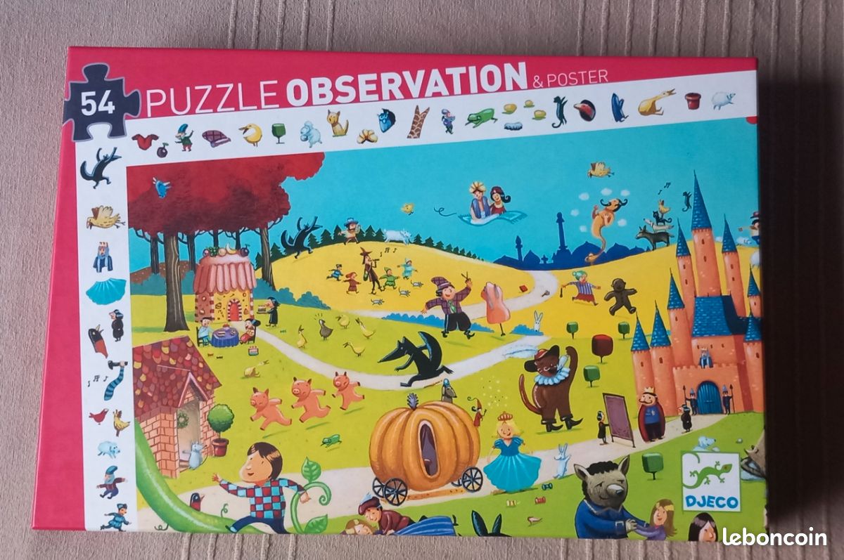 Puzzle Observation "Contes" Djeco (image 1)