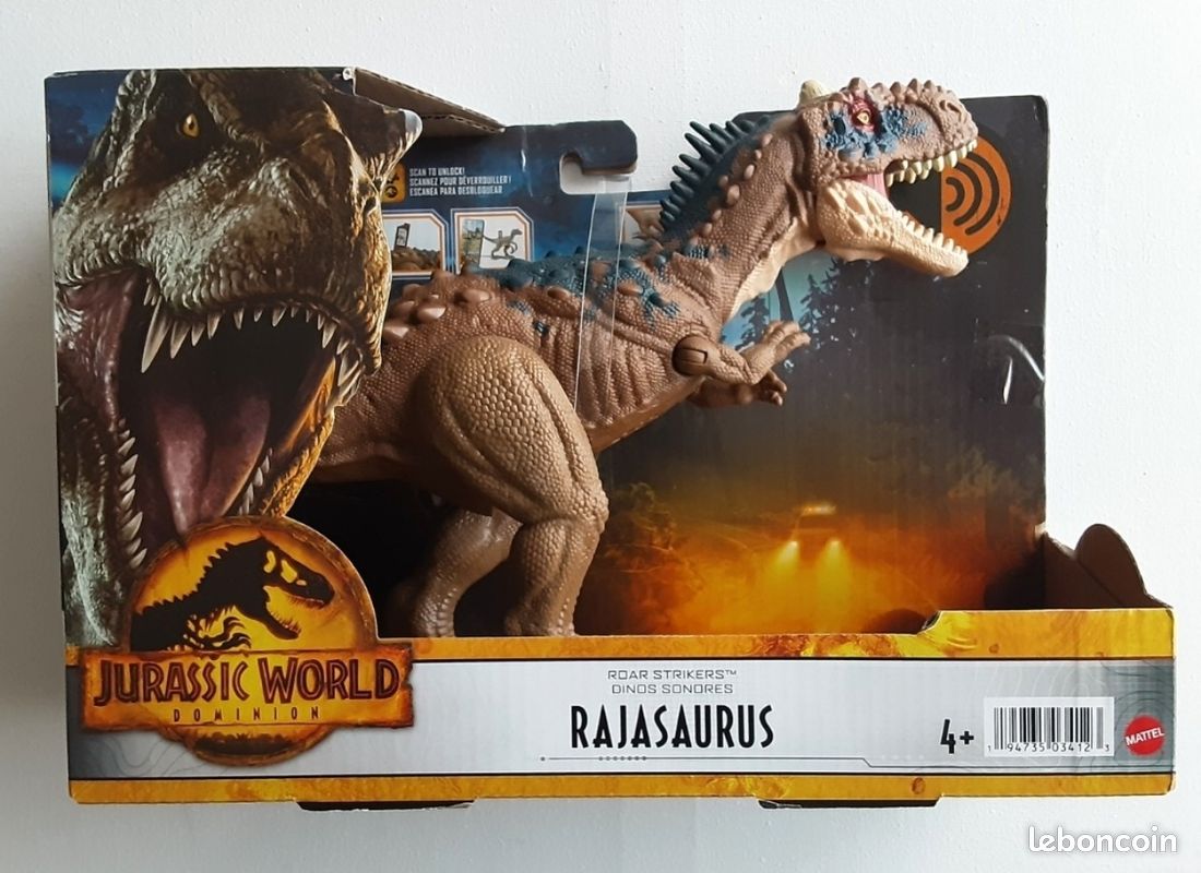 Jurassic world Figurine MATTEL - RAJASAURUS - Neuf dans sa boite, scellé (image 1)
