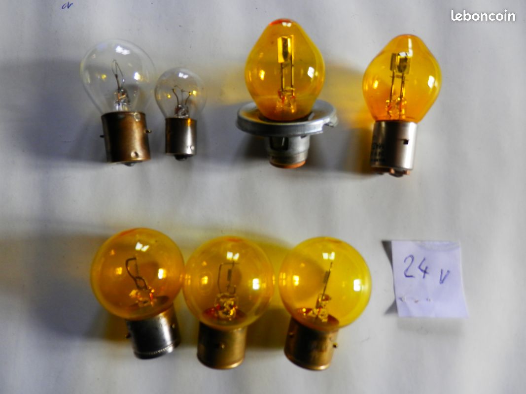 Pour Autos lot lampes 24 volts – neuves et OCC (image 1)