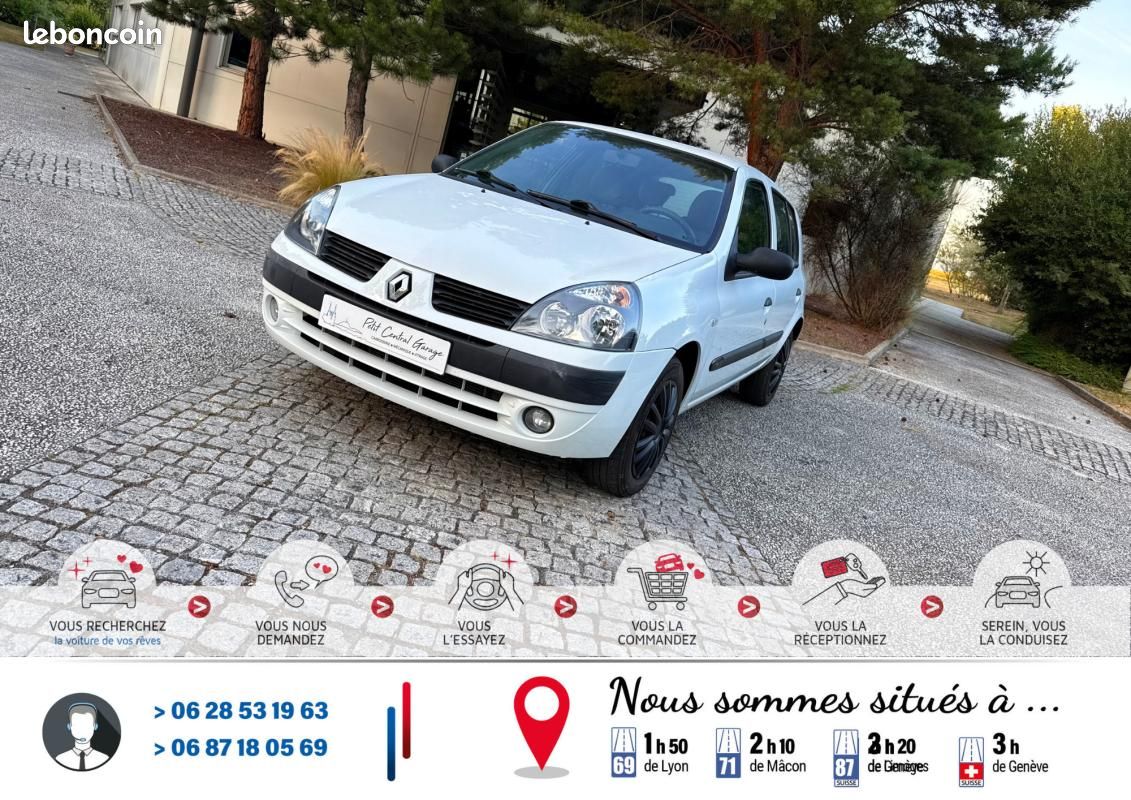 Renault Clio 1.2 16v 75cv Authentique Confort*90 000Km*Véhicule Sous Garantie*Ct Révision Kit Dis... (image 4)